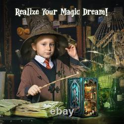 Book Nook Kit DIY Dollhouse Miniature House Kit Booknook for Adults and Teens