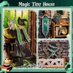 Book Nook Kit DIY Dollhouse Miniature House Kit Booknook for Adults and Teens