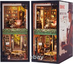 Book Nook Kit DIY Dollhouse Miniature House Kit Booknook for Adults and Teens