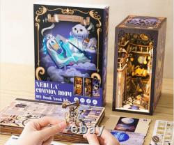 Book Nook Kit DIY Dollhouse Miniature House Kit Booknook for Adults and Teens