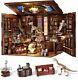 Book Nook Kit DIY Miniature Dollhouse Booknook Kit with Led Light and Dust