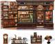 Book Nook Kit DIY Miniature House Coffee Shop Dollhouse Kit