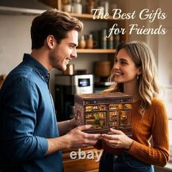 Book Nook Kit DIY Miniature House Coffee Shop Dollhouse Kit for Adults and