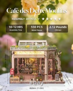 Book Nook Kit DIY Miniature House Diorama Dollhouse Kit, Booknook Tiny House B