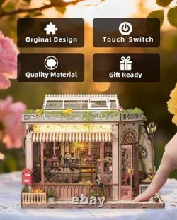 Book Nook Kit DIY Miniature House Diorama Dollhouse Kit, Booknook Tiny House B