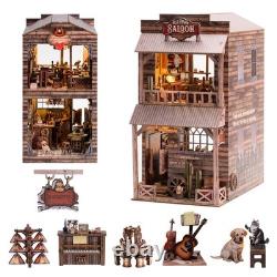 Book Nook Kit DIY Miniature House & Dollhouse Alley Model Kit, Puzzle Books