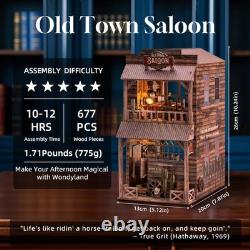 Book Nook Kit DIY Miniature House & Dollhouse Alley Model Kit, Puzzle Books