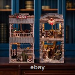 Book Nook Kit DIY Miniature House & Dollhouse Alley Model Kit, Puzzle Books
