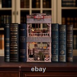 Book Nook Kit DIY Miniature House & Dollhouse Alley Model Kit, Puzzle Books
