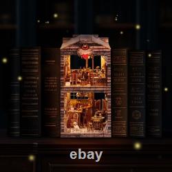 Book Nook Kit DIY Miniature House & Dollhouse Alley Model Kit, Puzzle Books