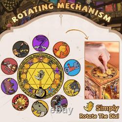 Book Nook Kit DIY Miniature House Dollhouse Kit for Adult and Teens, Booknook