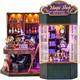 Book Nook Kit for Adults DIY Miniature House Dollhouse Kits, Bookshelf Decor