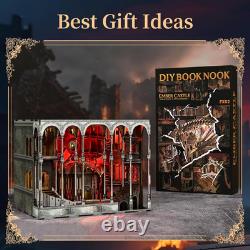 Book Nook Kits for Adults Book Nook Kit Bookshelf Decor DIY Miniature House Ki