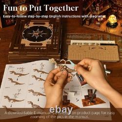 Book Nook Library Kit, DIY Miniature Dollhouse Booknook Kit, 3D Wooden Puzzle fo