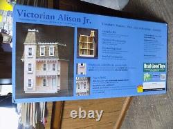 Brand New Boxed Dollhouse Real Good Toys Victorian Alison Jr. Doll house