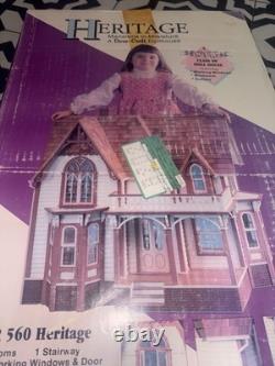 Brand New Heritage Hr 560 Victorian Mansion Dollhouse Dura-craft Vintage 1991