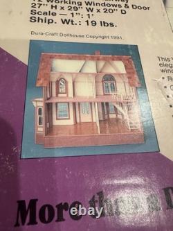 Brand New Heritage Hr 560 Victorian Mansion Dollhouse Dura-craft Vintage 1991