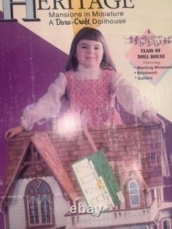 Brand New Heritage Hr 560 Victorian Mansion Dollhouse Dura-craft Vintage 1991