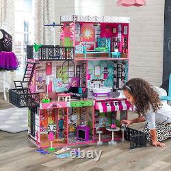 Brooklyn Loft Wooden Dollhouse with 25 Accessories