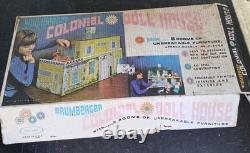 Brumberger Doll House Vintage HTF Preowned 767 Metal Colonial