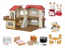 CALICO CRITTERS #CC1797 Red Roof Country Home Gift Set New Factory Sealed