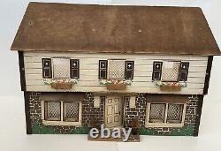 COLLECTORS! Vintage Miniature Dollhouse 1937/39 BERKSHIRE by Rich Toys -Masonite