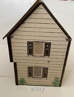 COLLECTORS! Vintage Miniature Dollhouse 1937/39 BERKSHIRE by Rich Toys -Masonite