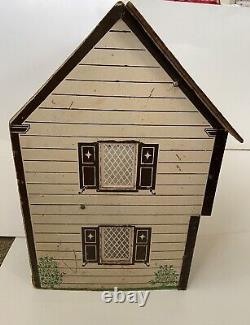 COLLECTORS! Vintage Miniature Dollhouse 1937/39 BERKSHIRE by Rich Toys -Masonite