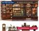 CUTEBEE Book Nook Kit DIY Miniature House Coffee Shop Dollhouse Kit for Adults