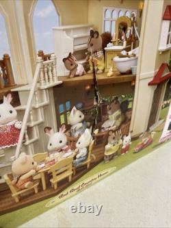 Calico Critters RED ROOF COUNTRY HOME GIFT SET Bonus Gift Set New Open Dmgd Box