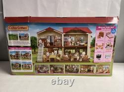 Calico Critters RED ROOF COUNTRY HOME GIFT SET Bonus Gift Set New Open Dmgd Box