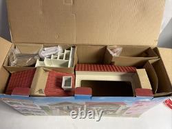 Calico Critters RED ROOF COUNTRY HOME GIFT SET Bonus Gift Set New Open Dmgd Box