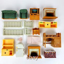 Calico Critters Red Roof Country Home Epoch Sylvanian Families Cozy House Lot