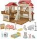 Calico Critters Red Roof Country Home Gift Set with Furniture and Figures