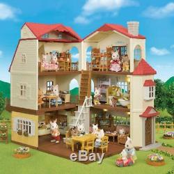 Calico Critters Red Roof Country Home Kids Toddler Toy Gift Plastic Play House