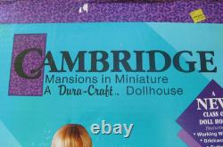 Cambridge Mansions in Miniature Dura Craft Victorian Dollhouse New in Box