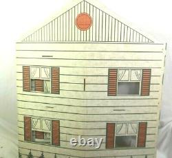 Cardboard Dollhouse Kit Large Play Inside Furniture Dolls 3ft tall