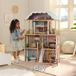 Casa De Barbie Muñecas Para NIñas Con Accesorios Muebles 6 Habitaciones Calida