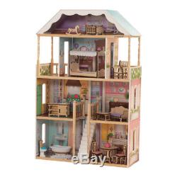 Charlotte Dollhouse with Furniture and Accessories by KidKraft