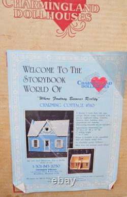 Charmingland Dollhouses Charming Cottage #510 Vintage Dollhouse Kit Nib