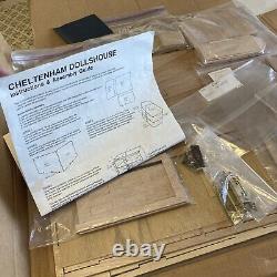 Cheltenham Wooden Dollhouse Kit Vintage Discontinued Model Partially Punched