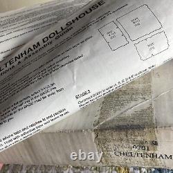 Cheltenham Wooden Dollhouse Kit Vintage Discontinued Model Partially Punched