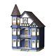 Classic Vintage Style The Victorian Painted Lady Wooden Dollhouse Kit Large 112