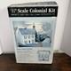 Colonial Dollhouse Kit Model H-72 NIB Vintage New 1/2 Scale 8 Rooms
