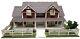 Complete Kit Quarter Inch Scale Two Story Ranch House 1148 Scale