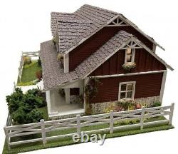 Complete Kit Quarter Inch Scale Two Story Ranch House 1148 Scale