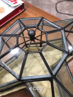 Conservatory Sunroom Greenhouse, Octagonal Leaded Glass 112 Scale Miniature