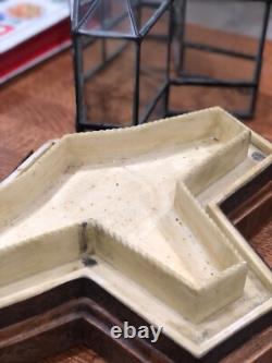 Conservatory Sunroom Greenhouse, Octagonal Leaded Glass 112 Scale Miniature