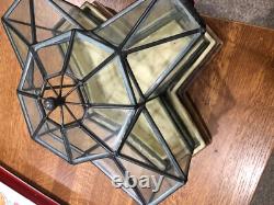 Conservatory Sunroom Greenhouse, Octagonal Leaded Glass 112 Scale Miniature