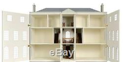 Country Manor Dolls House Kit with 8 Rooms 112 Scale Flat Pack MDF Kit MJ26